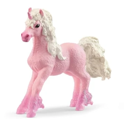 Image of schleich 70832 Flower Unicorn Foal, from 5 years BAYALA Figurine, 10 x 9 cm