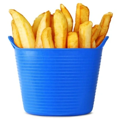 Image of Tubtrugs MicroTubs Dark Blue Set of 10 Plastic Buckets, Food Chip General Purpose Buckets