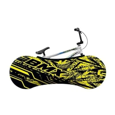 Image of Velo Sock Bike Cover for Indoor Storage and Transportation, Dirt Proof Stretchy Fabric, Protection Travel BMX Bicycle, Multiple Designs, Stylish Accessory