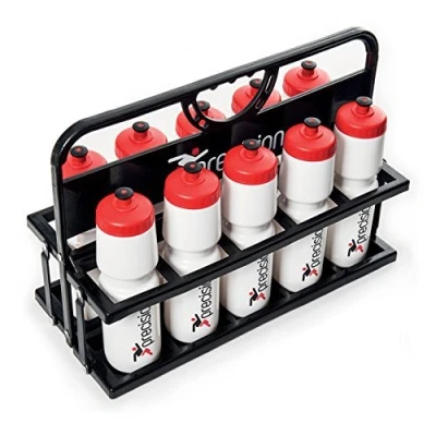 Image of Precision Training Heavy Duty Plastic Folding Sports Water Bottle Carrier rrp£18
