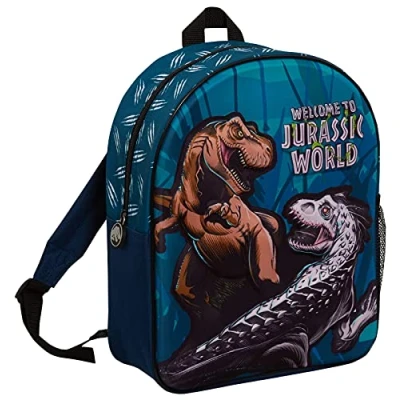 Image of Jurassic World Bag Boys Backpack T Rex Dinosaur for Kids Back to School Rucksack Lunch