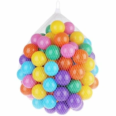 Image of Elito Home &amp; Garden Plastic Play Balls For Children Ball Pits Pool Bouncy Castle Multicoloured Swimming/Paddling Pools Kindergartens Nurseries (500 Multicolour Ball)