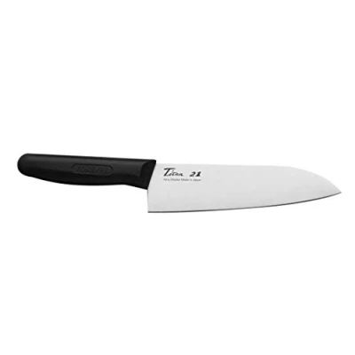 Image of Grunwerg Silver Titan 14 cm Chef’s Knife Featuring a Hybrid Mixture of Ceramic, Titanium and Plain Blade, Non Slip Handle, STC 14P