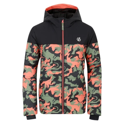 Image of Dare 2b Boys Liftie Full Zip Padded Waterproof Ski Jacket