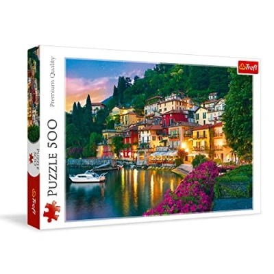 Image of Trefl 37290 Lake Come, Italy 500 Teile, Premium Quality, für Erwachsene und Kinder ab 10 Jahren Puzzle, Coloured