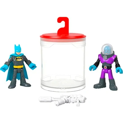 Image of Fisher Price Imaginext DC Super Friends Batman Toys, Color Changers Figure Set, &amp; Mr. Freeze for Preschool Kids Ages 3+ Years