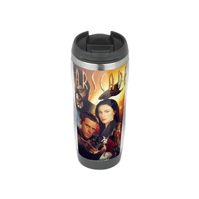 Image of Green Listing LTD Farscape SciFi Movie Travel Mug, Thermal Insulated Cup for Hot and Cold Beverages Drinks