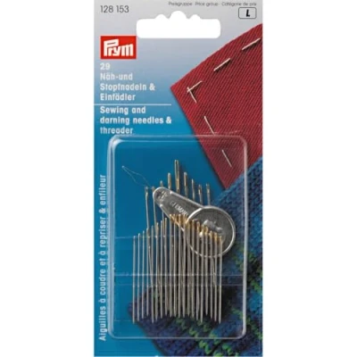Image of Sewing/darning needle assortment with threader Prym
