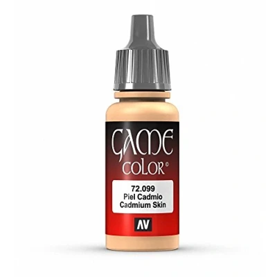 Image of Vallejo VJ72099 Game Color 17 ml Acrylic Paint Cadmium Skin