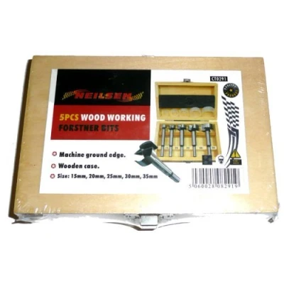 Image of 5 Piece FORSTNER Drill BIT Set