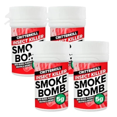 Image of CritterKill 5g Smoke Bomb Fogger For Fleas, Bedbugs, Moths and All Insects Professional Strength (4)