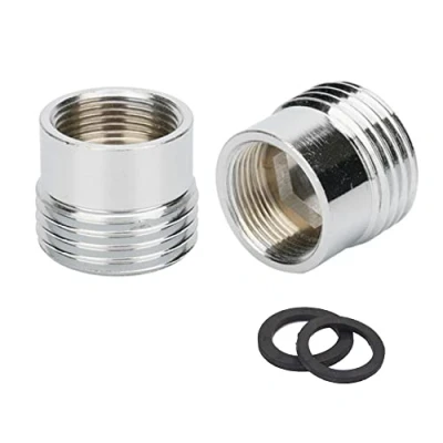 Image of HATOOLHA® Faucet Adapter, Brass Female NPT Thread Tap Aerator Adapter to Connect G1/2&quot; Water Hose for Garden Purifier (F24 G1/2&quot;)