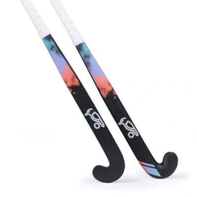 Image of Kookaburra Unisex Youth Echo 34 Light Hockey Stick, Black/Pink/Purple, EU
