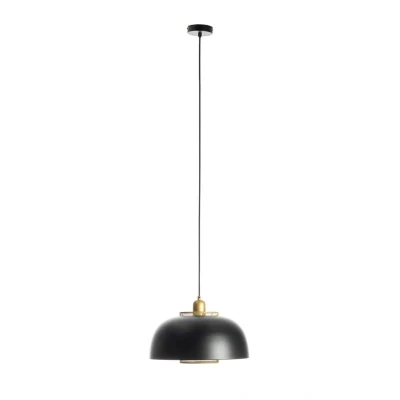 Image of Lindby Miraca pendant light in black and gold