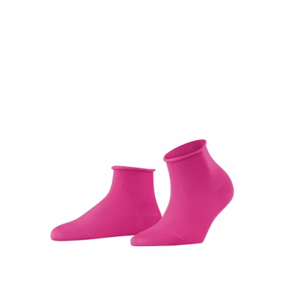 Image of FALKE Women&#039;s Cotton Touch W SSO Thin Plain 1 Pair Socks, Red (Berry 8390) new eco friendly, 2.5 5