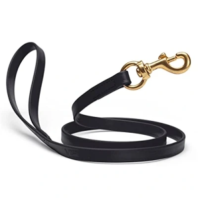 Image of Viper Biothane Working Lead For Dogs 4ft,Black,W 5/8&quot; L 4&#039;