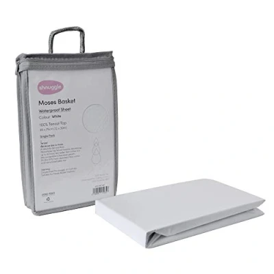 Image of Shnuggle Moses Basket Waterproof Sheet