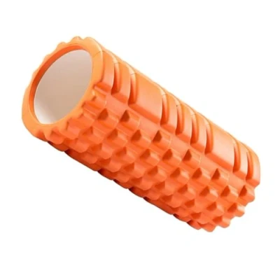 Image of Yoga Massager Foam Rollers, Trigger Point Fitness Roller Deep Tissue Muscle Massage Pilates for Relax Muscles, Balance Exercises, Physical Therapy, Pain Relief (Orange)