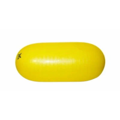 Image of CanDo Exercise roll / motoric Ball Pill shaped fitness yellow, 40 cm x 90