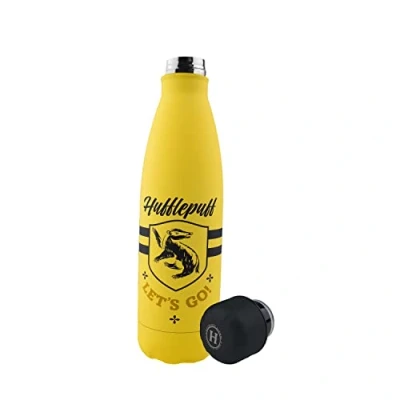 Image of Cinereplicas Harry Potter Bouteille isotherme Hufflepuff Let&#039;s Go