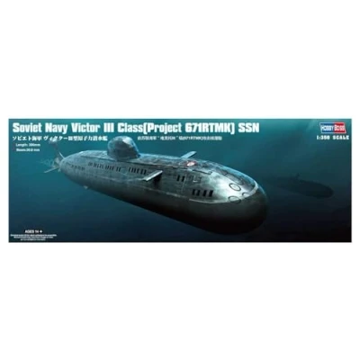 Image of Hobbyboss 1:350 Scale Soviet Navy Victor III (Project 671RTMK) SSN Assembly Kit