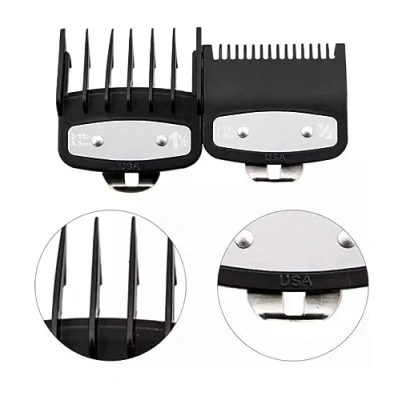 Image of Replacement Clipper Guards (0.5 + 1.5) Attachment Combs for WAHL Cordless Magic Senior 100th