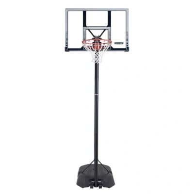 Image of Lifetime Front Court Steel Framed Shatterproof Portable Basketball System, 44 Inch, Black