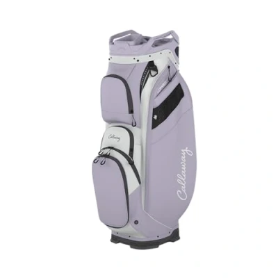 Image of Callaway Golf ORG 14 Cart Bag, 2025, Silver/Orchid Petal
