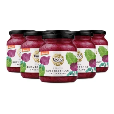 Image of Biona Demeter Organic Sauerkraut Ruby Red 350g Pack of 6