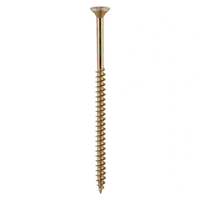 Image of 2x TIMCO Solo Chipboard &amp; Woodscrews Pz Double Countersunk Yellow 60200SOLOC Pack of 100