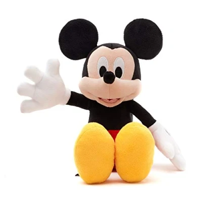 Image of Disney Store Official Mickey Mouse Small Soft Plush Toy, 33cm/12, Iconic Cuddly Toy Character with Classic Embroidered Features, Suitable for All Ages