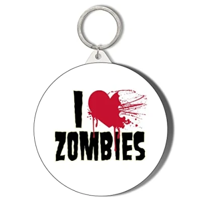 Image of Gift Insanity I LOVE ZOMBIES 45mm Keyring