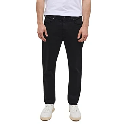 Image of MUSTANG Men&#039;s Style Vegas Slim Jeans, Jet Black 906, 29 W/32 L