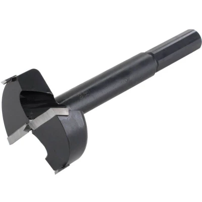 Image of FAMAG 85MM Carbide Tipped TCT Cylinder Boring Forstner Bit, Long Version OAL140MM, 1661085