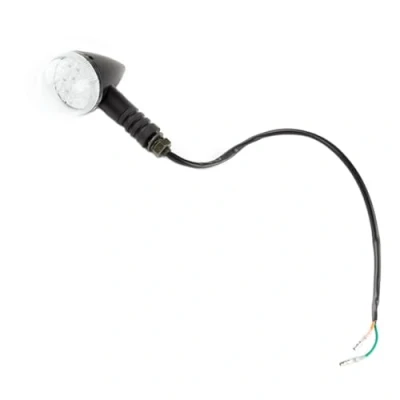 Image of Front Left Indicator Black for Lexmoto Michigan 125 EFI, Euro 5