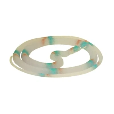 Image of Playlearn Glow in the Dark Toys Snake Plastic Small Realistic Figure UV Night Glowing for Sensory Play Charge Light and Brightly