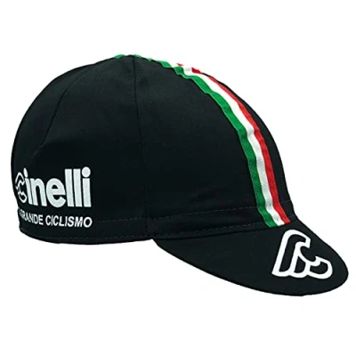 Image of Cinelli Il Grande Ciclismo Cap, Black