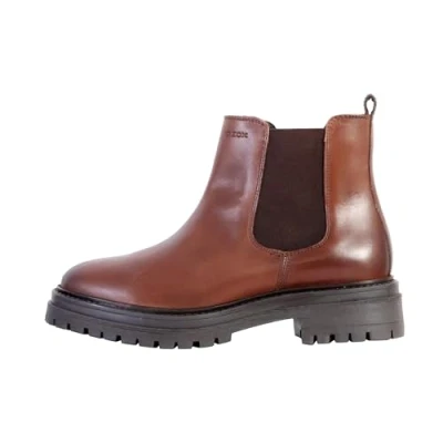 Image of Geox Women&#039;s D Iridea B Ankle Boot, Dk Brown, 5 UK
