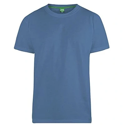 Image of D555 Men&#039;s Premium Weight Combed Cotton Tee Flyers in Teal 5XL
