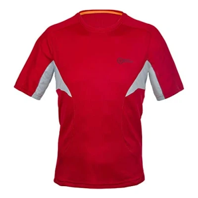 Image of Great Escapes Trident, Men&#039;s T Shirt, Mens, 129U000, Persian Red/Quarry, 3XL