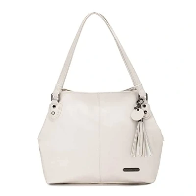 Image of Namaste Shoulder Bag, Cream, One Size