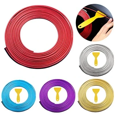 Image of Car interior moulding Trim，5M filler trim strip line styling strips DIY interior，for All Cars (red)