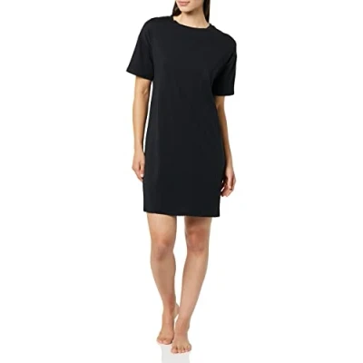 Image of Amazon Essentials Women&#039;s Knit Jersey Sleep Tee Nightdress (Available in Plus Size), Black, 3XL