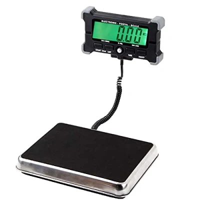Image of Heavy Duty LCD Display Digital 200g/200kg Capacity Platform Scale Warehouse Postal Parcel Weighing