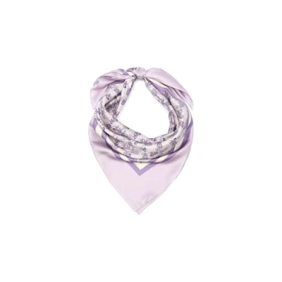 Image of Coach Women&#039;s Horse &amp; Carriage Silk Square Scarf, Soft Purple, One Size