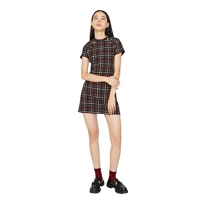 Image of Trendyol Women Midi Bodycon Fitted Knit Dress Schwarz