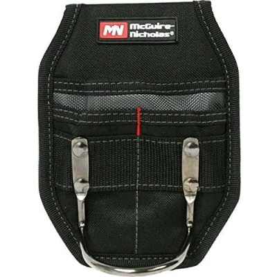Image of McGuire Nicholas Quad Series Hammer Holder Durable Tool Storage with Rust Resistant Metal Loop Attach to Front Pocket, Back Belt or Waistband