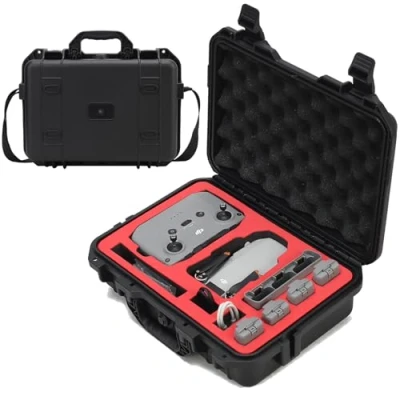 Image of Mini 4K Waterproof Case Hard Shell Carrying for DJI 4K/Mini 2 /Mini SE Fly More Combo and Drone Accessories