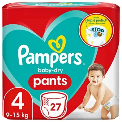 Image of Pampers Baby Dry Pants Size 4 (9 15kg) Pack of 27