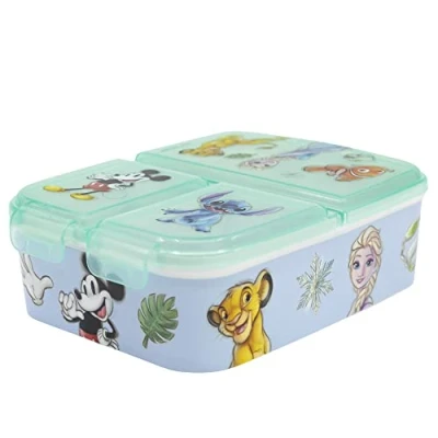 Image of Stor 73620 SANDWICHERA Multiple Disney 100 Lunch Box, Plastic